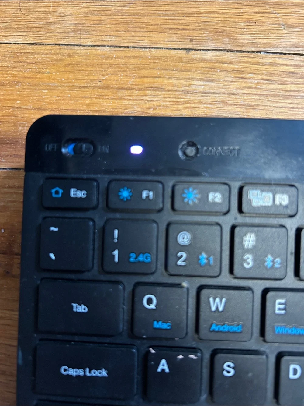 JLab Slim Wireless Keyboard — Black